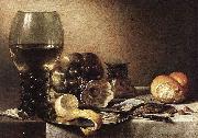 Pieter Claesz Still-Life with Oysters oil painting